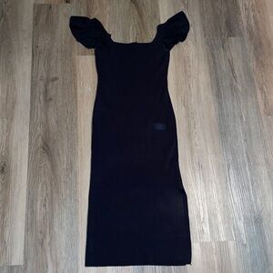 Runway Paris “Eyes on Me” black dress, size S/M, nwt